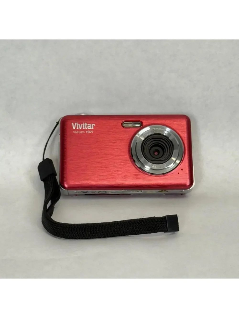Vivitar ViviCam T027 - 12.0MP 4x Zoom - Digital Camera - Red - For Parts